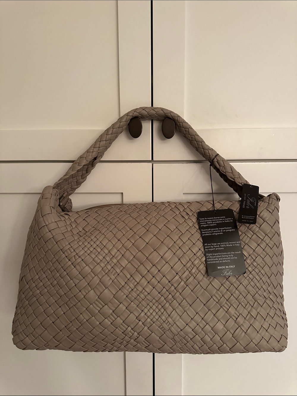 NWT FALOR WOVEN BAG